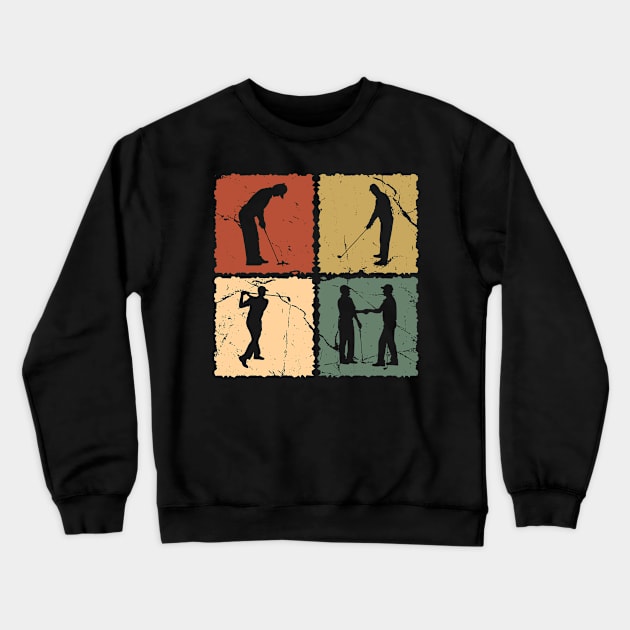 Golfing vintage Crewneck Sweatshirt by POS